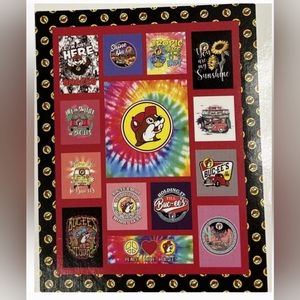 Buc-ee's Patchwork Design Quilt Queen Size
